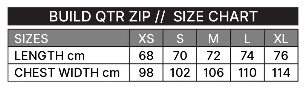BUILD // QUARTER ZIP