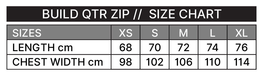 BUILD // QUARTER ZIP