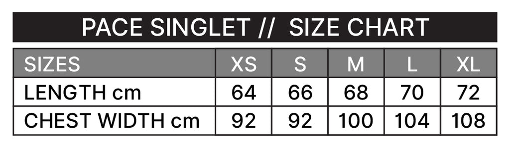 PACE // SINGLET