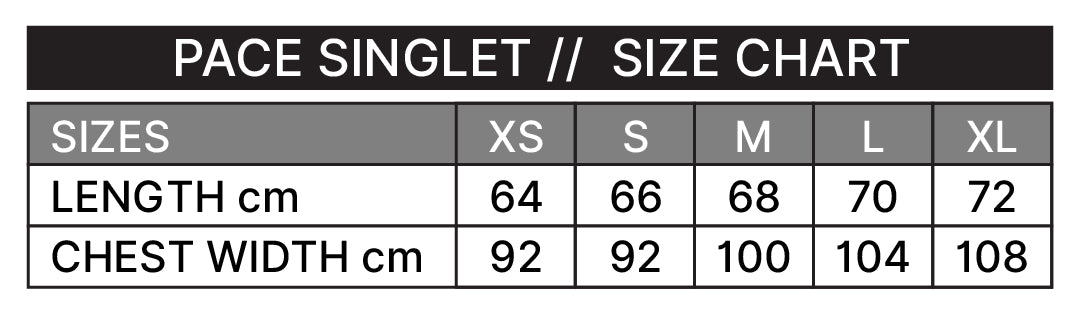 PACE // SINGLET