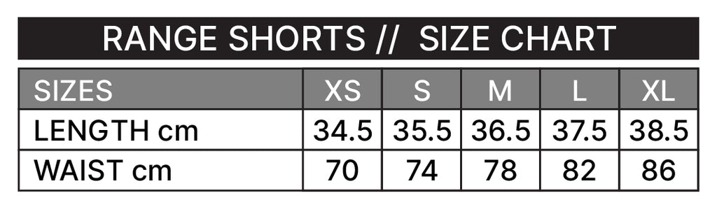 RANGE // SHORTS