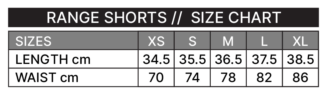 RANGE // SHORTS
